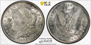 1921-D $1 MS64