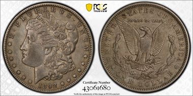1892-O $1 XF40