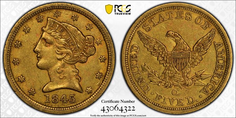 Cert 43064322 - Coin Image