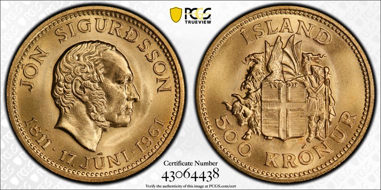 Cert 43064438 - Coin Image