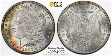 1896 $1 MS67