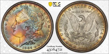 1884-O $1 MS64