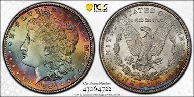1885 $1 MS63