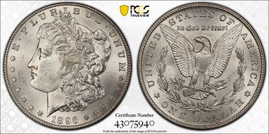 1896-S $1 MS63