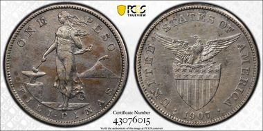 1907-S Peso N1