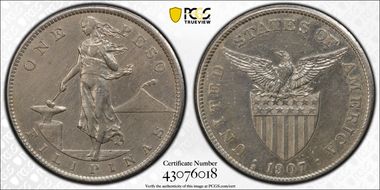 1907-S Peso N1