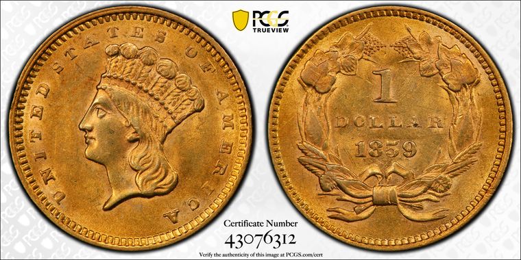 Cert 43076312 - Coin Image