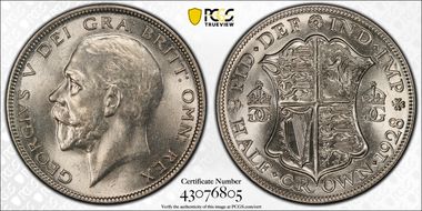 1928 1/2 Cr S-4037 MS64