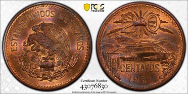 1951-Mo 20C KM-439 MS65RB