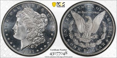 1897-S $1 MS66DMPL