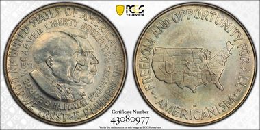 1951-D 50C Washington-Carver MS66