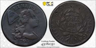 1794 1C Head of 1794 F12BN