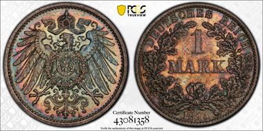 1914-A Mark J-17 Ag MS63