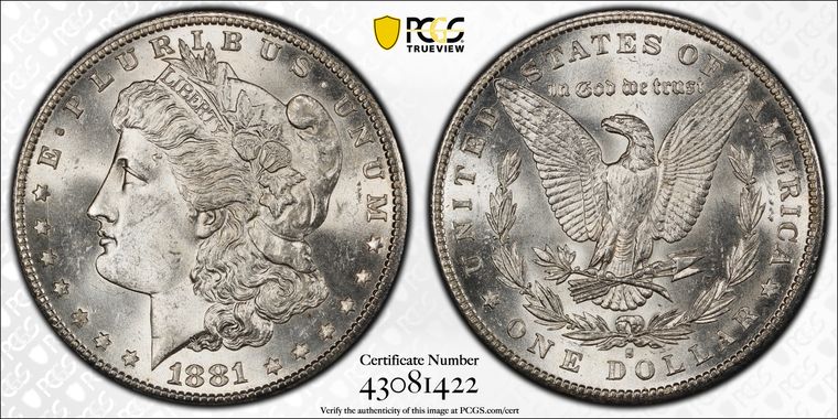 Cert 43081422 - Coin Image