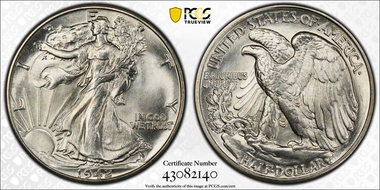 Cert 43082140 - Coin Image