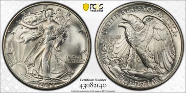 1942 50C DDR, FS-801 MS67