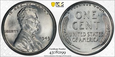1943 1C MS68