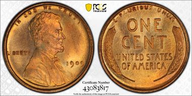1909 1C Lincoln MS66RD