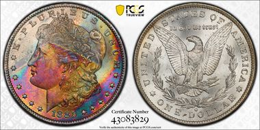 1885-O $1 MS67