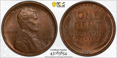 1909-S VDB 1C MS63BN