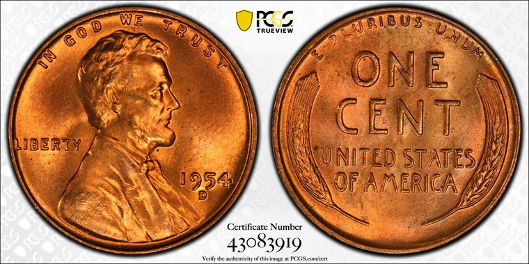 Cert 43083919 - Coin Image