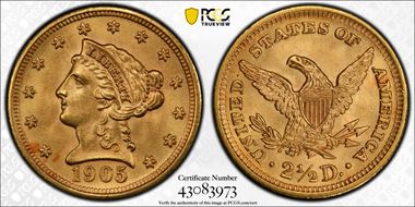 1905 $2.50 MS65