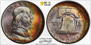 1954-D 50C MS66+ FBL