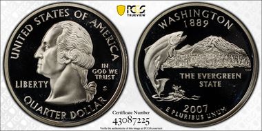 2007-S 25C Washington Silver PR69DCAM