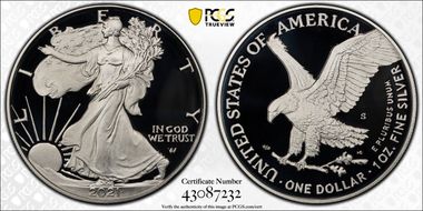 2021-S $1 Silver Eagle - Type 2 PR69DCAM