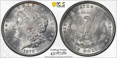 1878 8TF $1 MS66