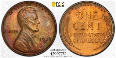 1936-D 1C MS63BN
