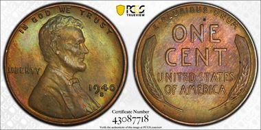 1940-S 1C MS64BN