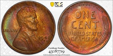 1940-S 1C MS63BN