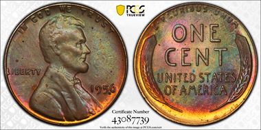 1956 1C MS65BN