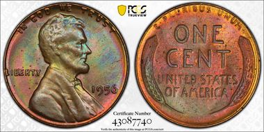1956 1C MS65BN