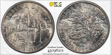 1952 40C Republic MS66