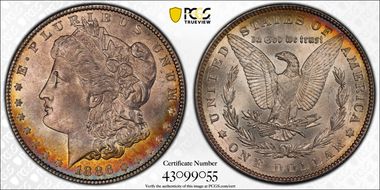 1886 $1 MS66+