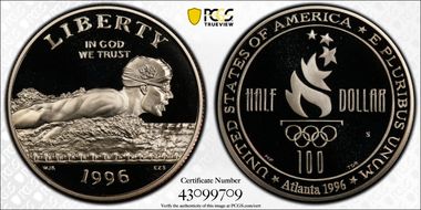 1996-S 50C Swimming PR69DCAM