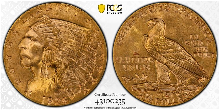 Cert 43100235 - Coin Image