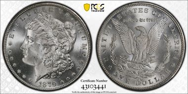 1879-S $1 MS66+ 