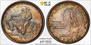 1925 50C Stone Mountain MS67