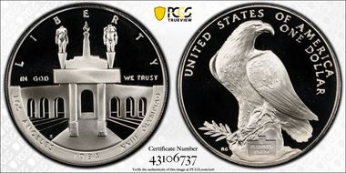 1984-S $1 Olympic PR69DCAM