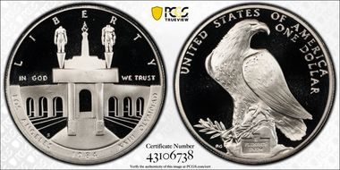 1984-S $1 Olympic PR69DCAM