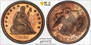 1880 25C MS64