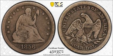 1856-S 25C VG10
