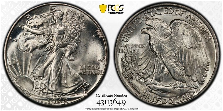 Cert 43113649 - Coin Image