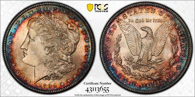 1884 $1 MS65+