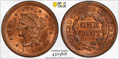 1854 1C N-21 MS64RB