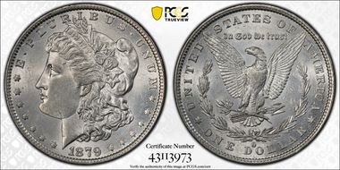 1879-O $1 AU58