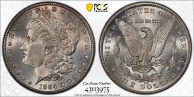 1884-CC $1 N1
